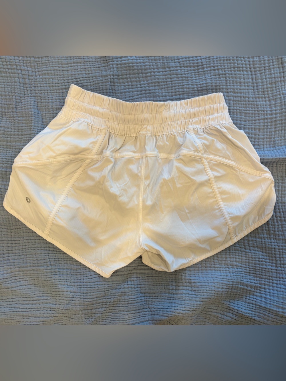 lululemon athletica White Lightweight Run Shorts - Picture 2 of 7